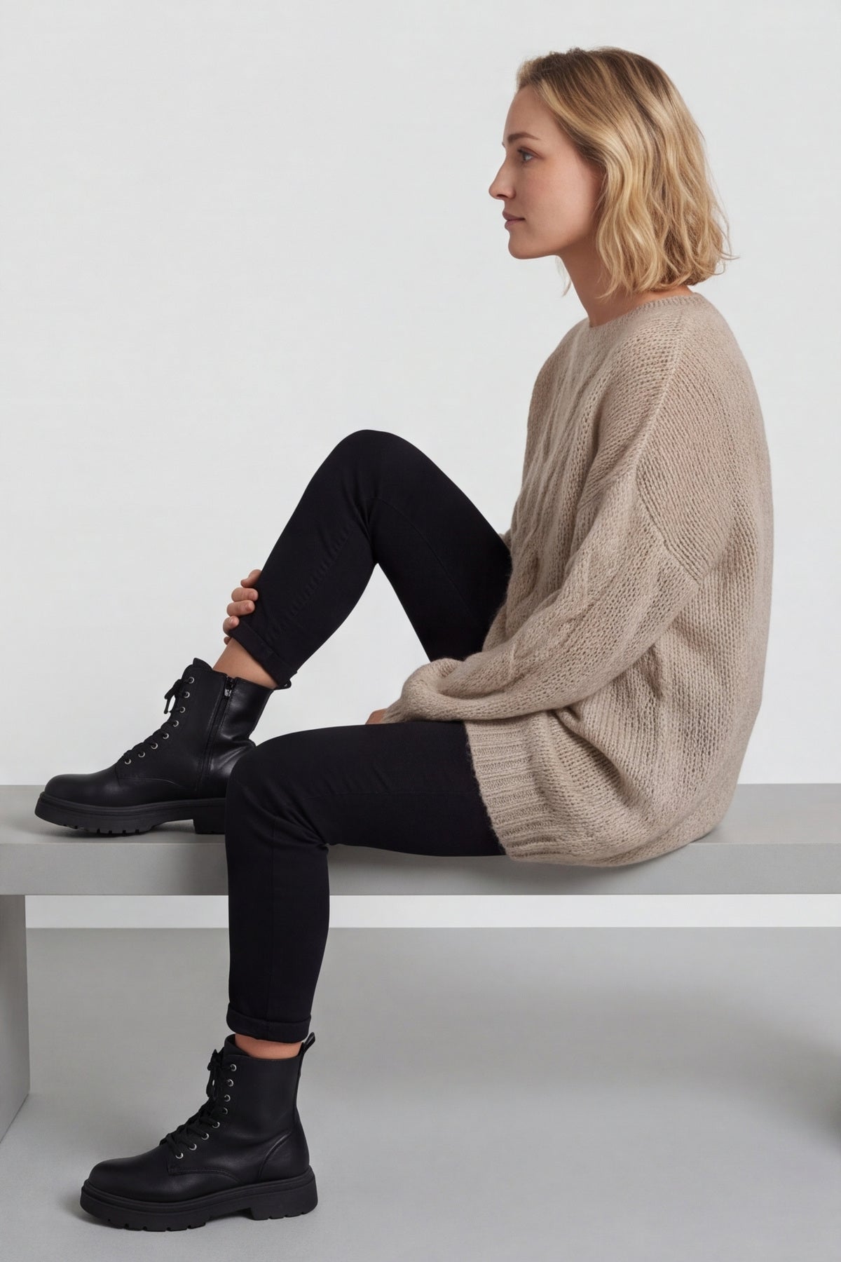Layne Knitted Jumper Mocha – image 5 of 6