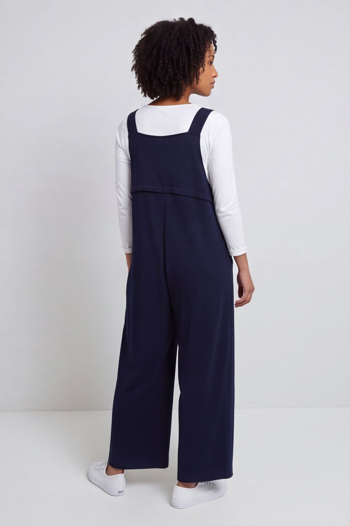 Kinley Pocket Cotton Jumpsuit Navy – image 5 of 6