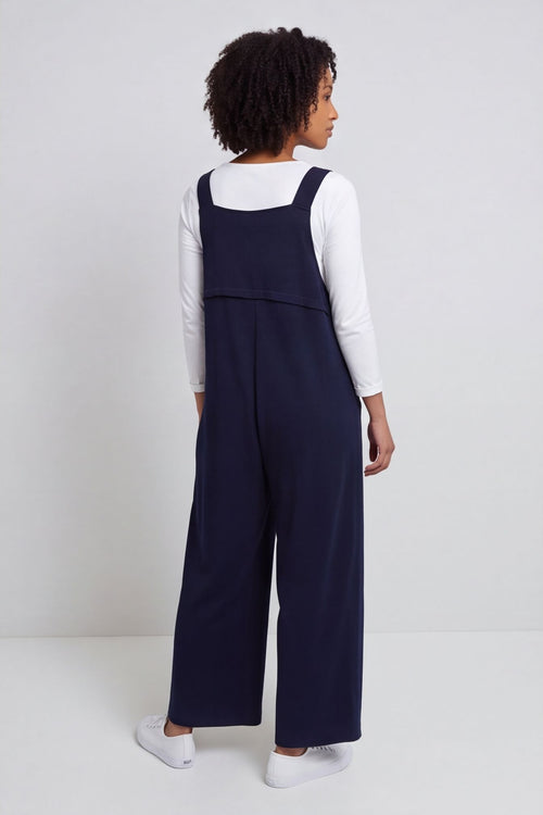 Kinley Pocket Cotton Jumpsuit Navy – image 5 of 6