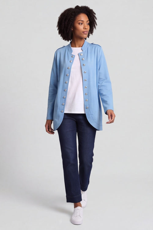 Gatwick Jersey Jacket Powder Blue – image 5 of 6