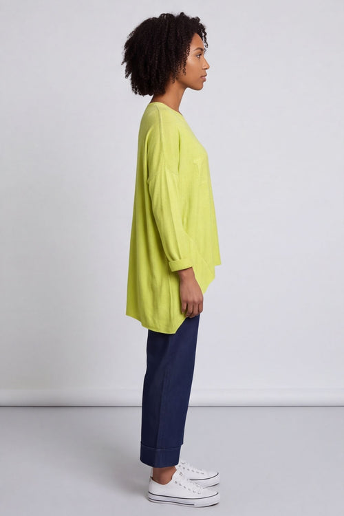 Nice Knit Top Lime – image 5 of 6