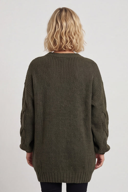 Layne Knitted Jumper Khaki – image 5 of 6