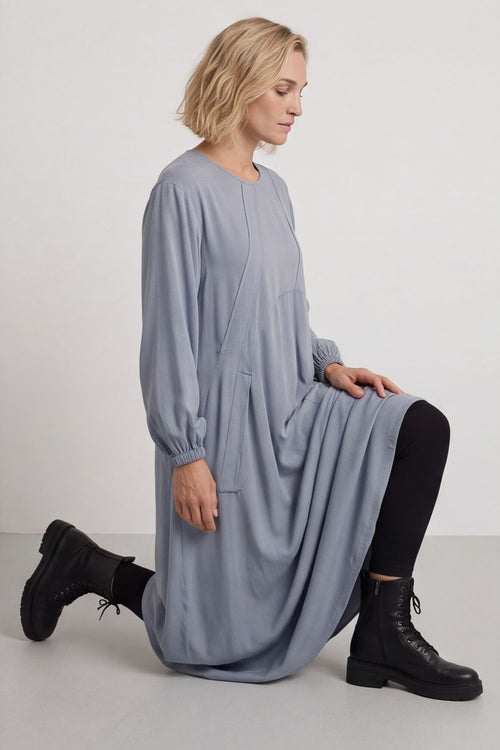 Netta Cotton Dress Light Blue – image 5 of 6