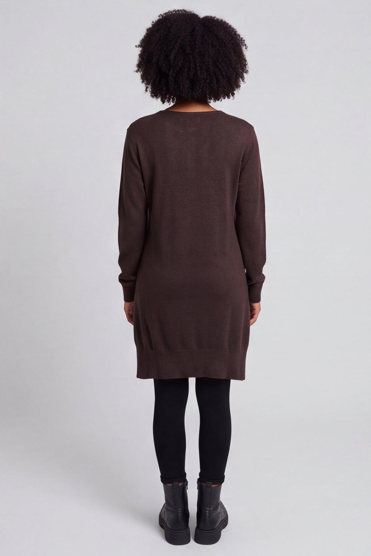 Elisa Pocket Knitted Tunic Cocoa – image 5 of 6