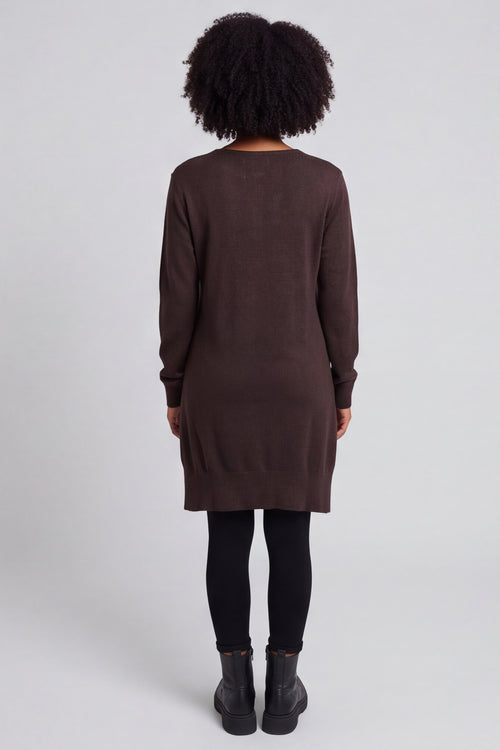Elisa Pocket Knitted Tunic Cocoa – image 5 of 6