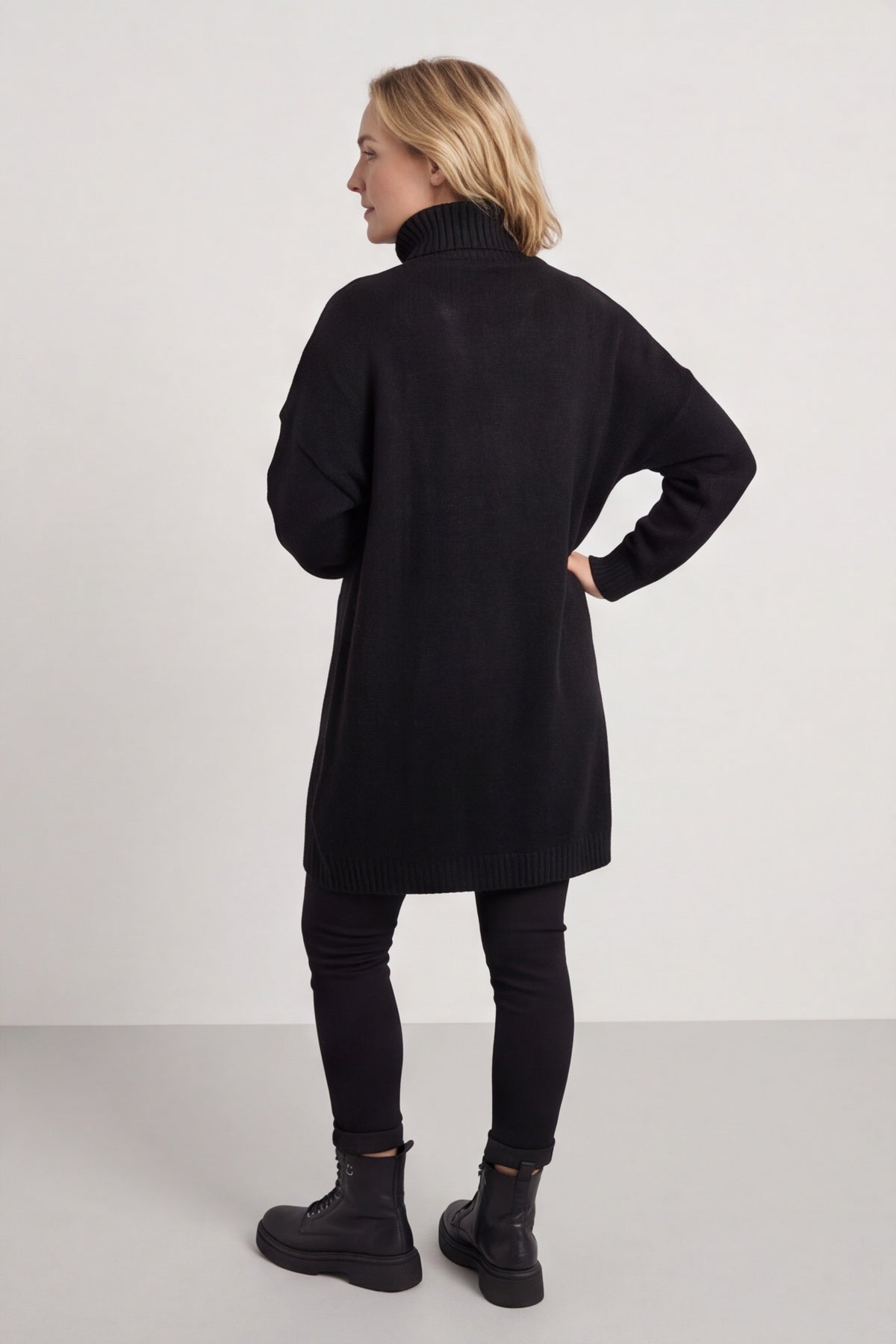 Moira Polo Knitted Jumper Black – image 5 of 6