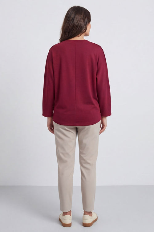 Lesley Button Top Wine – image 4 of 5