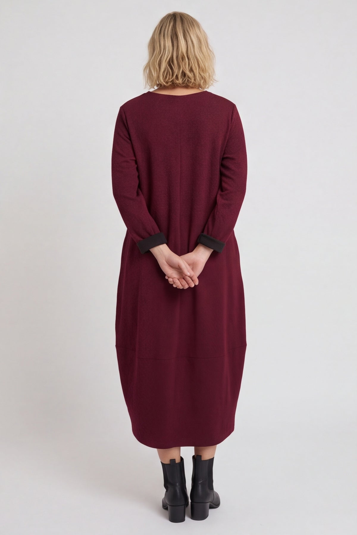 Loni Dress Wine – image 4 of 4