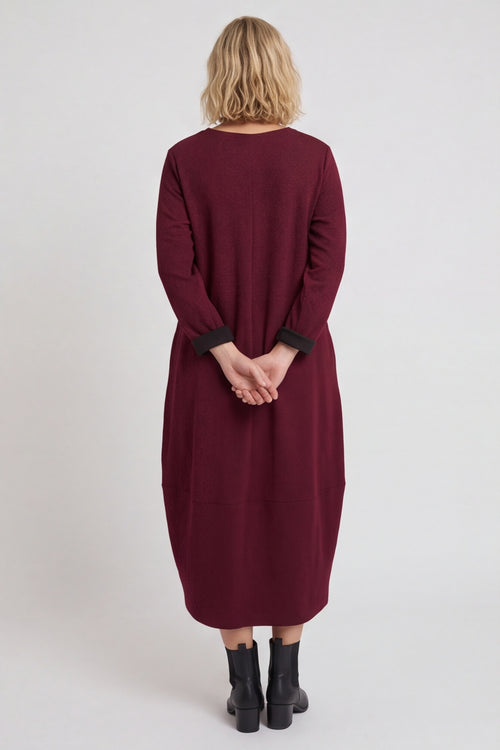 Loni Dress Wine – image 4 of 4