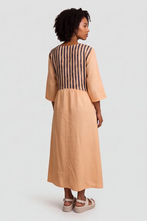 Maia Stripe Linen Dress – image 5 of 6