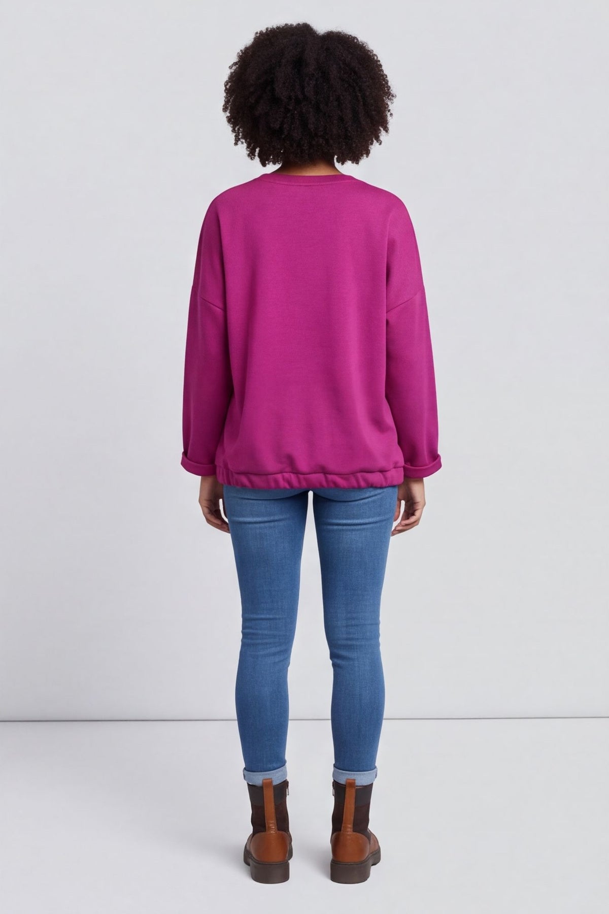 Tania Pocket Top Berry – image 5 of 6