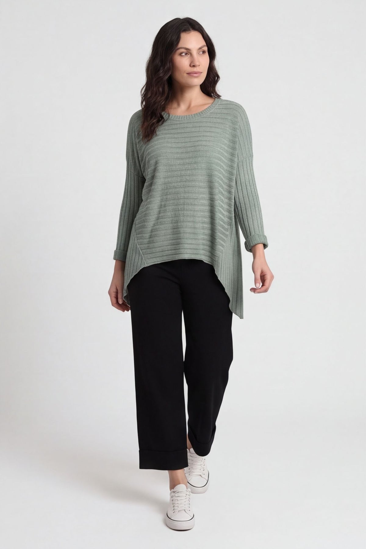 Allissa Knit Top Khaki – image 5 of 6