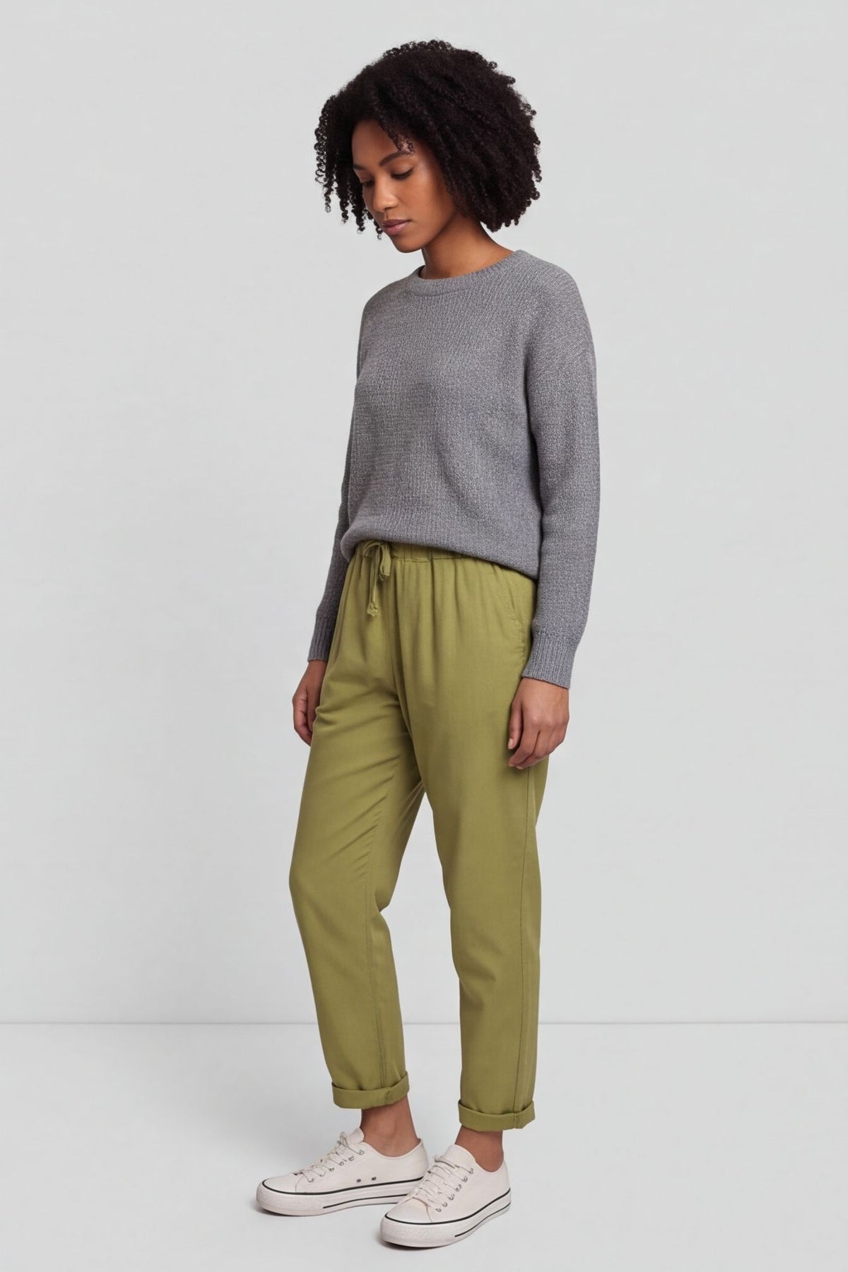 Joetta Trousers Olive – image 5 of 6
