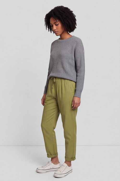 Joetta Trousers Olive – image 5 of 6