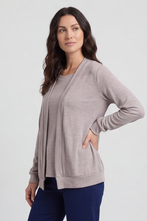 Evianna Knitted Top Mocha – image 5 of 6