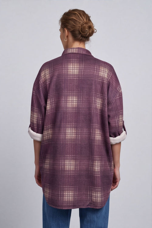 Calla Print Over Shirt – image 5 of 6