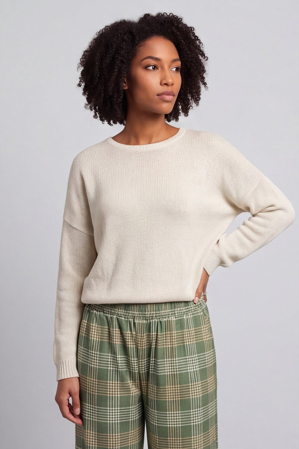 Kirri Check Trousers Green – image 5 of 5