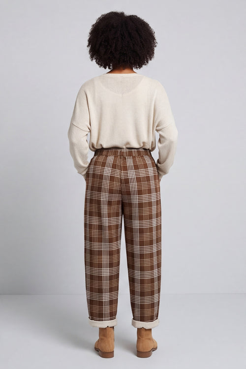 Kirri Check Trousers Cocoa – image 5 of 6