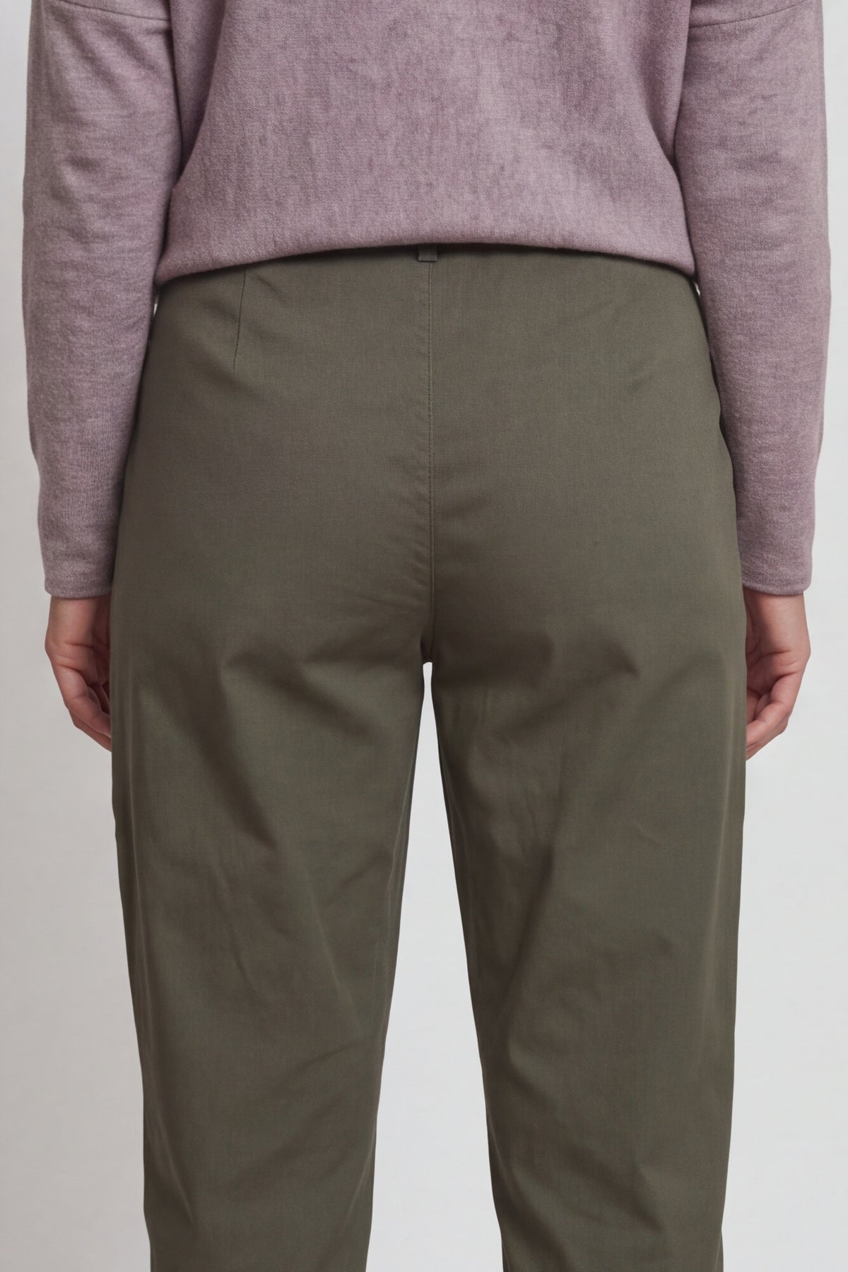 Philippa Belted Trousers Khaki – image 3 of 4