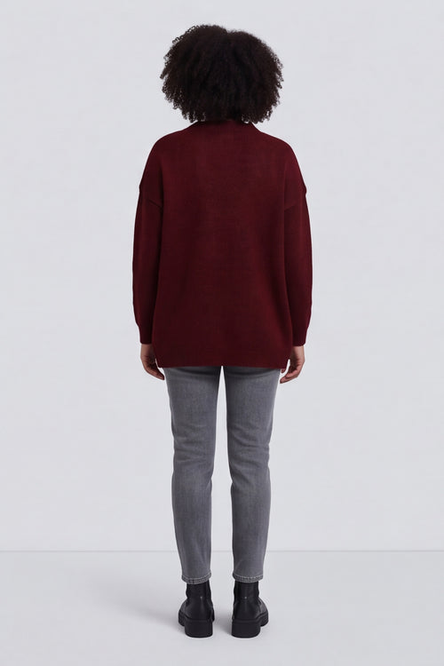 Elaine Knitted Jumper Wine – image 5 of 6