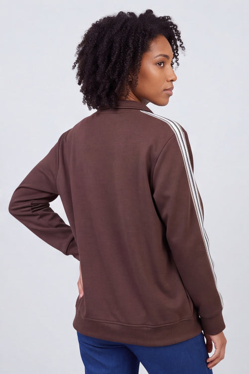 Safiya Zip Jacket Cocoa – image 5 of 6