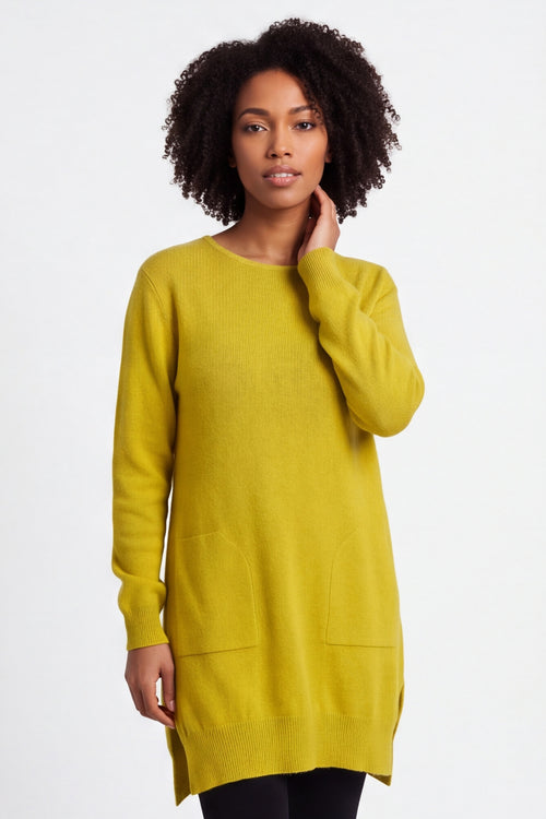 Elisa Pocket Knitted Tunic Yellow – image 5 of 6