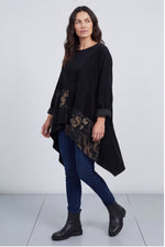 Berenice Print Detail Needlecord Top Black Black - Berenice Print Detail Needlecord Top Black – image 6 of 6