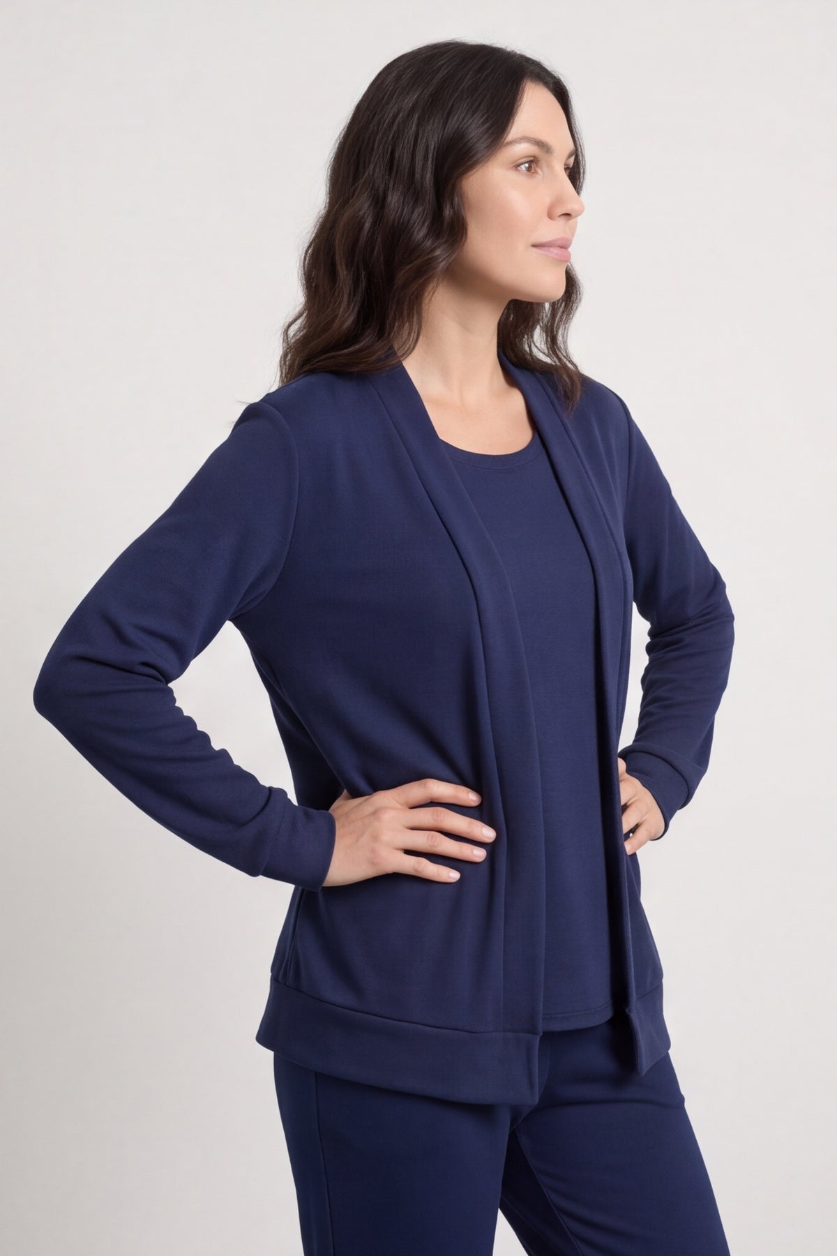 Evianna Knitted Top Navy – image 6 of 6