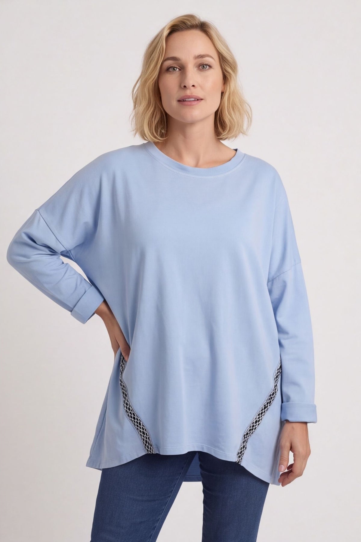 Edwina Cotton Top Light Blue – image 5 of 5