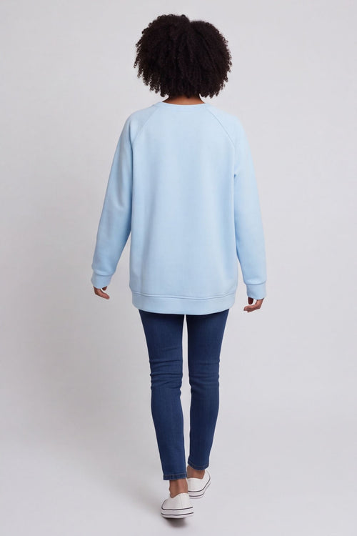 C'est La Vie Sweatshirt Light Blue – image 6 of 6