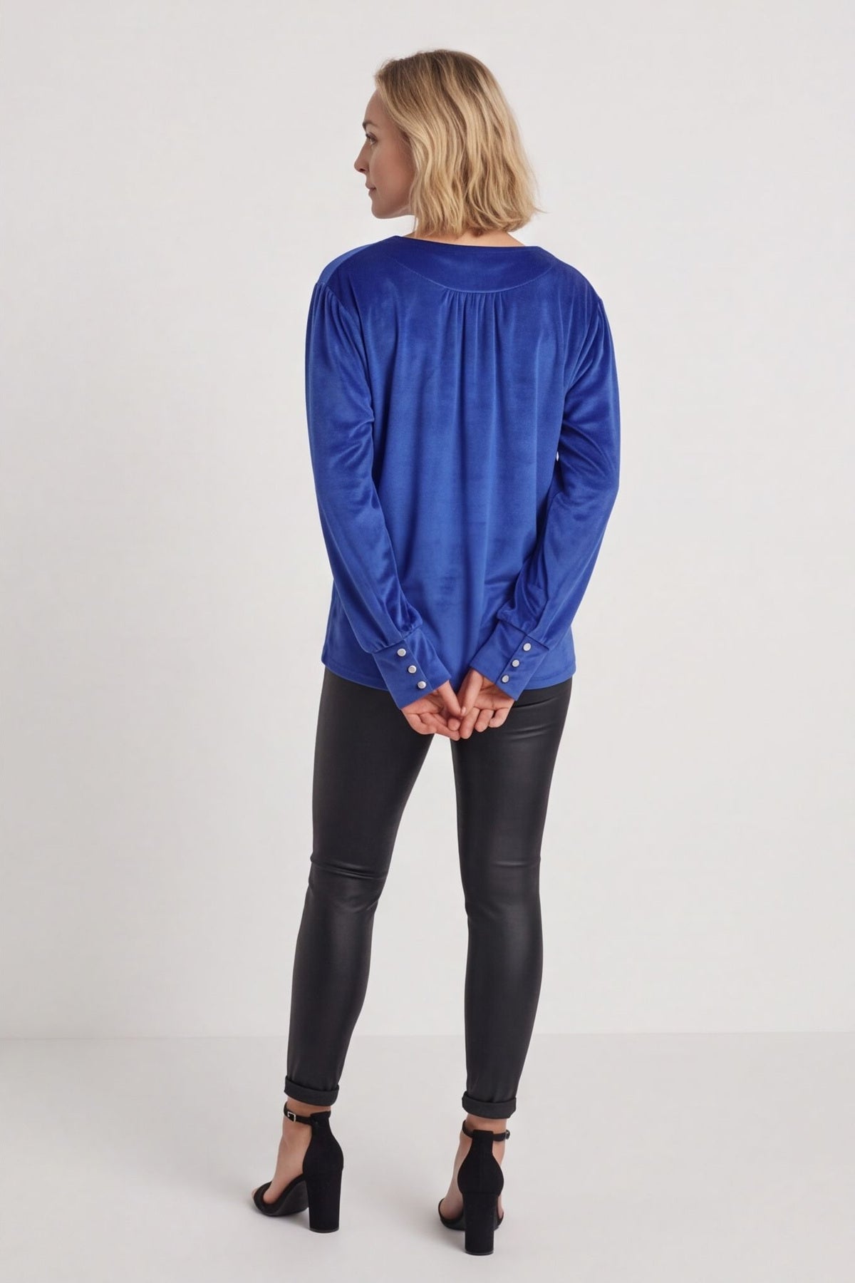 Rhona Bow Front Top Cobalt – image 5 of 5