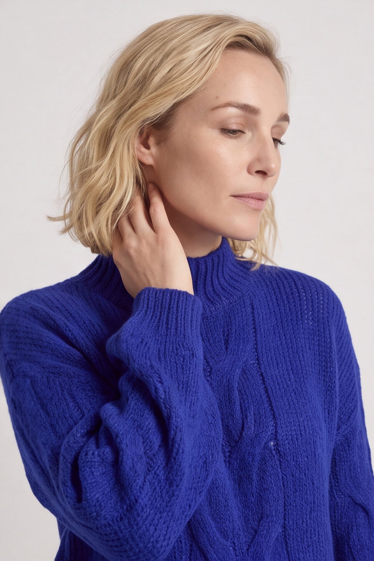 Layne Knitted Jumper Cobalt