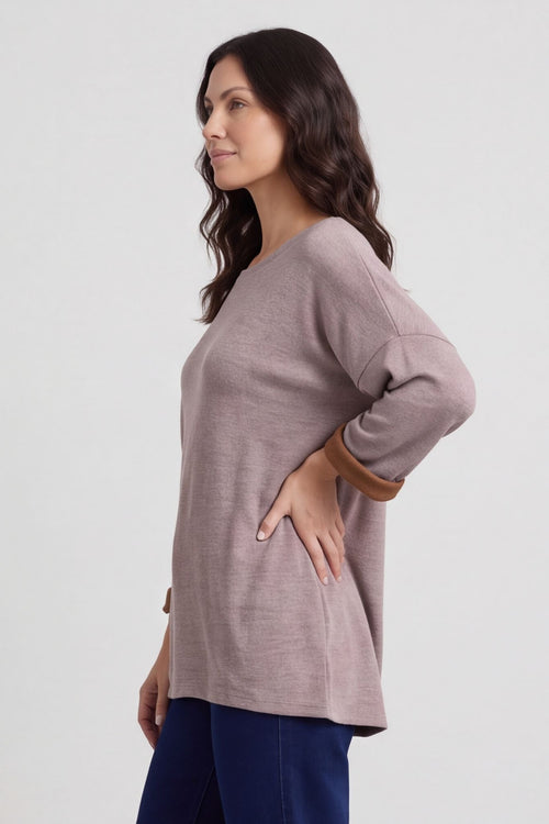 Cailina Knitted Jumper Mocha – image 3 of 3