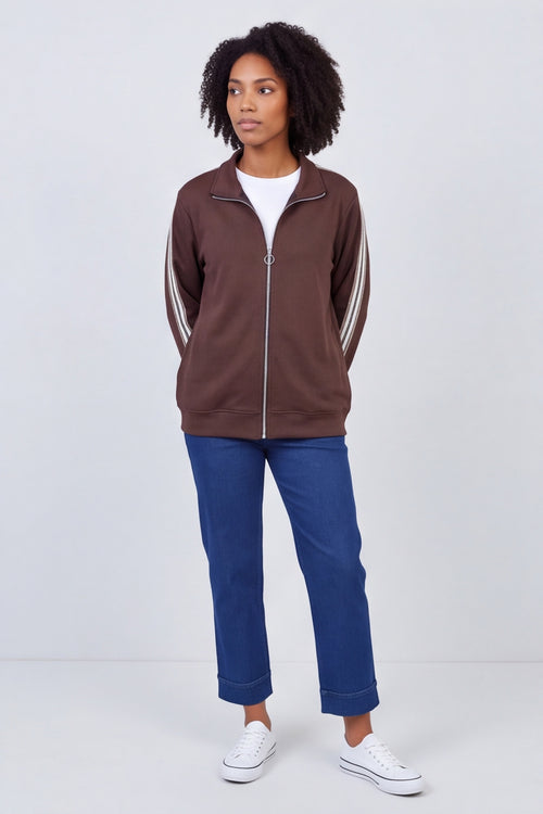 Safiya Zip Jacket Cocoa – image 6 of 6