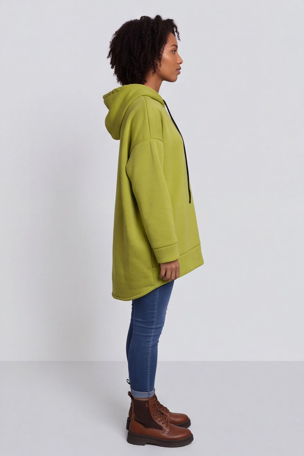 Jaylen Hooded Cotton Top Lime – image 6 of 6