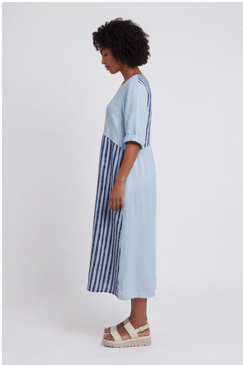 Maia Stripe Linen Dress – image 5 of 5