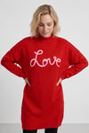 Love Knitted Jumper Dress Red – image 6 of 6