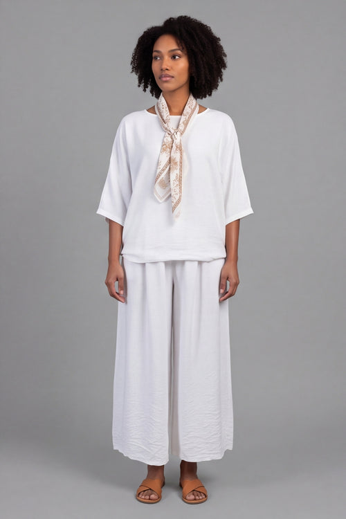 Athena Wide Leg Trousers White – image 6 of 6