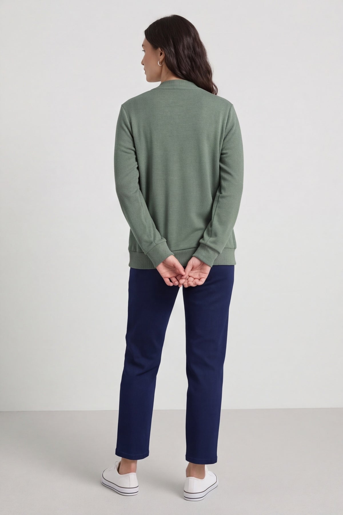Evianna Knitted Top Khaki – image 6 of 6