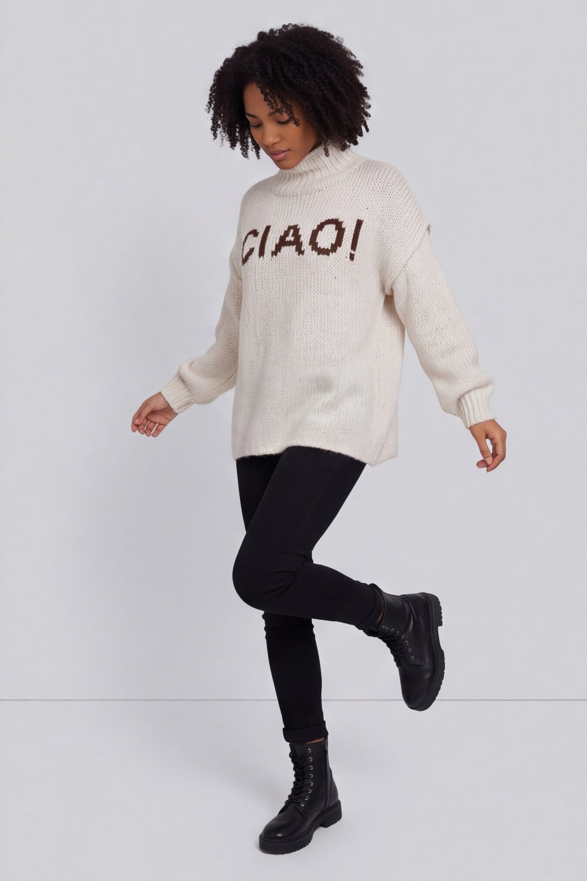 Ciao Knitted Jumper Stone – image 6 of 6