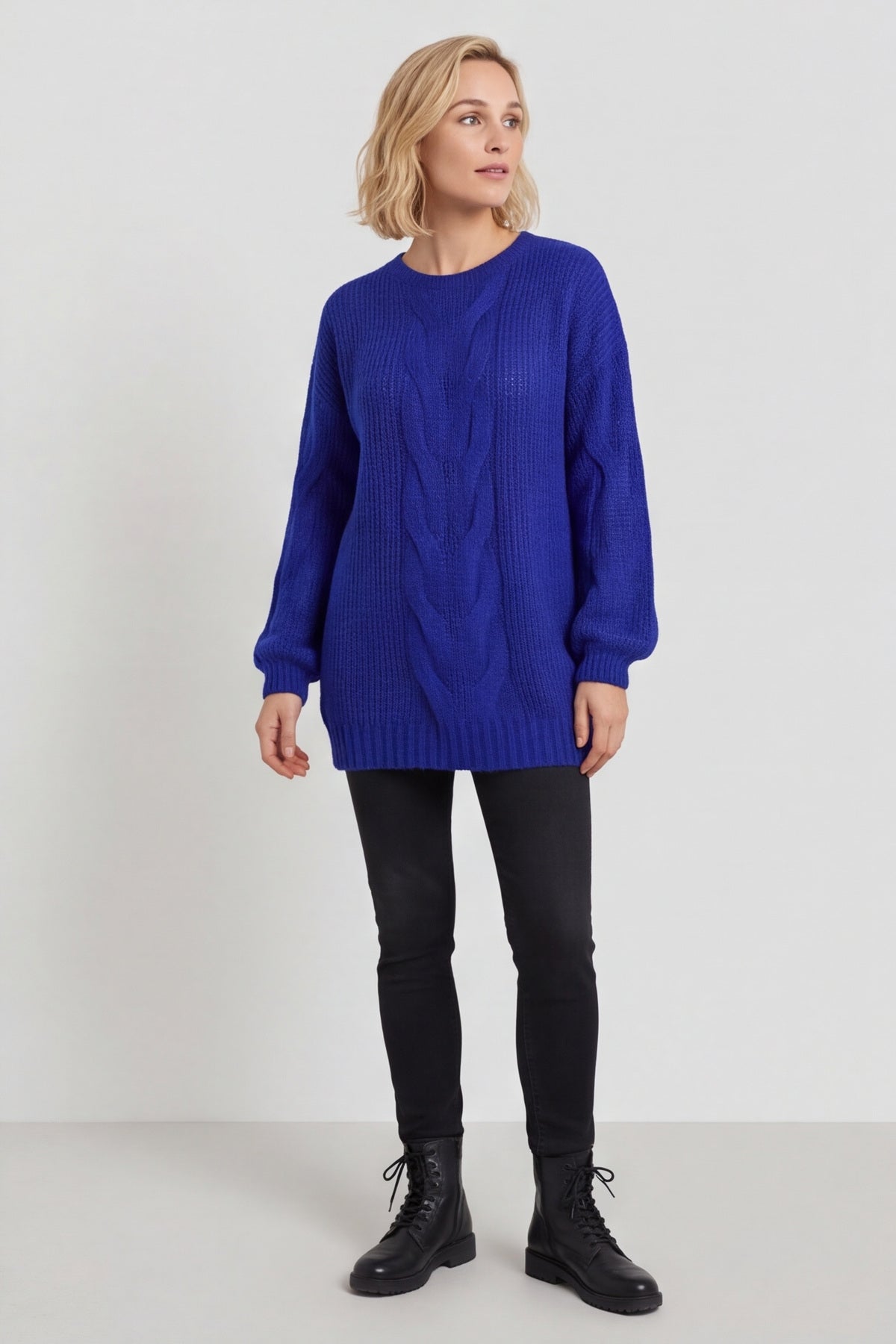 Layne Knitted Jumper Cobalt