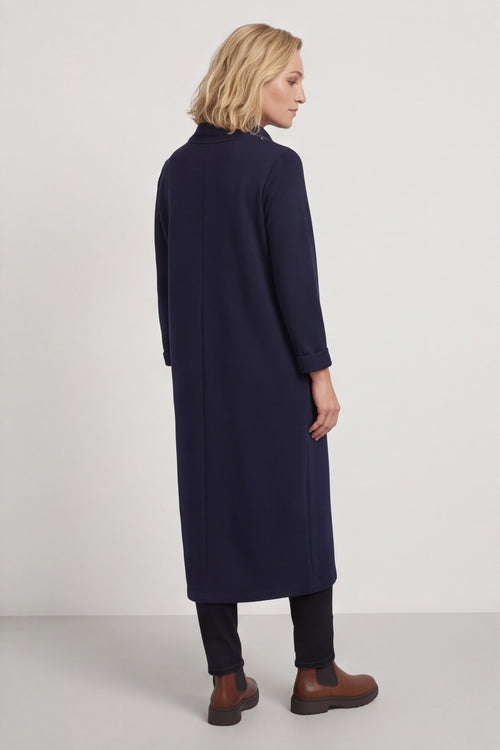 Wanda Zip Polo Cotton Dress Navy – image 5 of 5