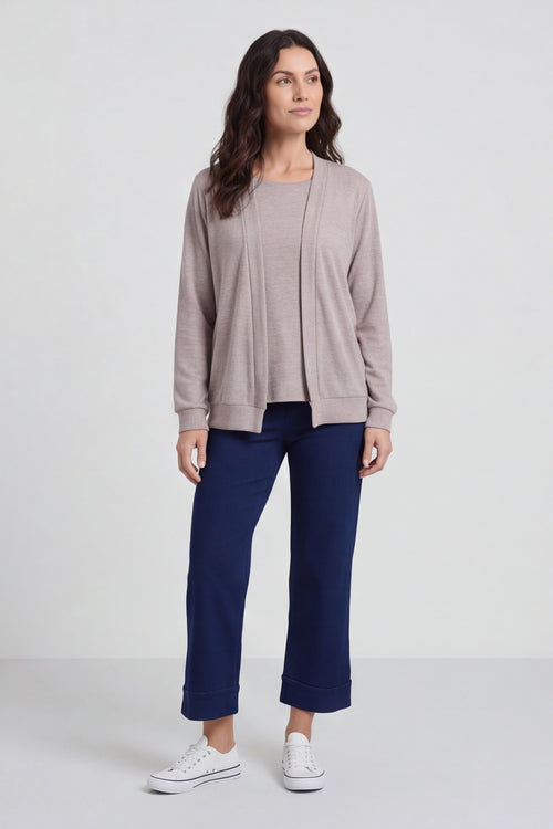 Evianna Knitted Top Mocha – image 6 of 6