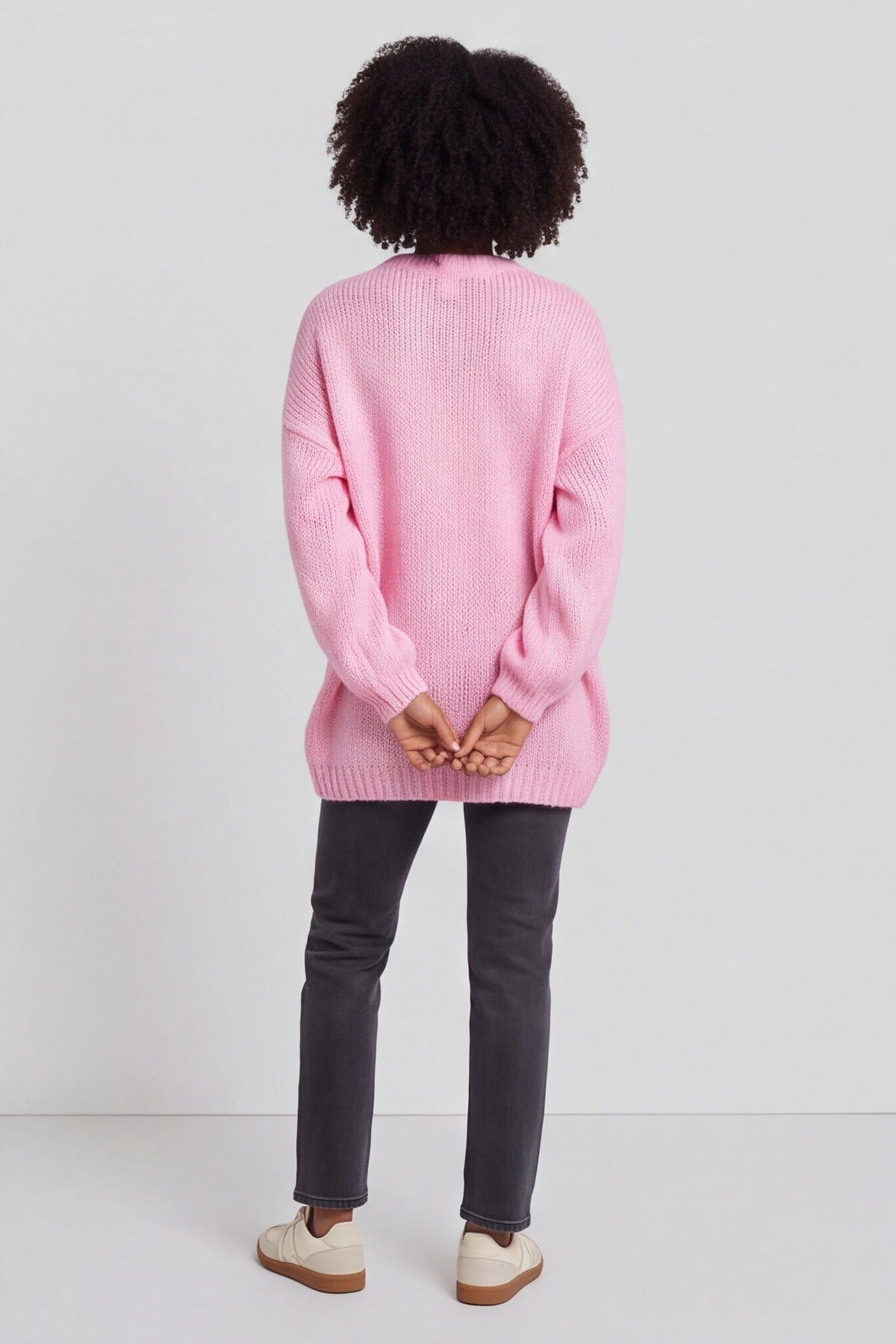Smile Knitted Jumper Pink – image 6 of 6