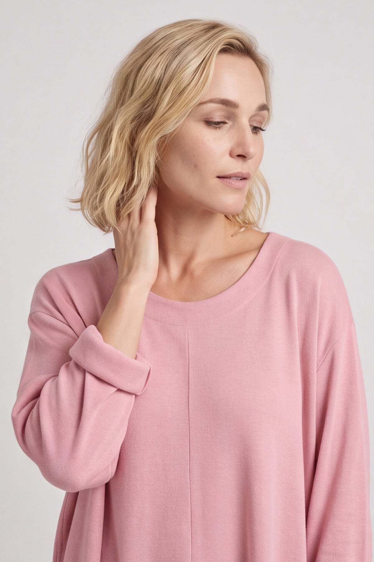 Beverley Oversize Knitted Top Pink – image 6 of 6
