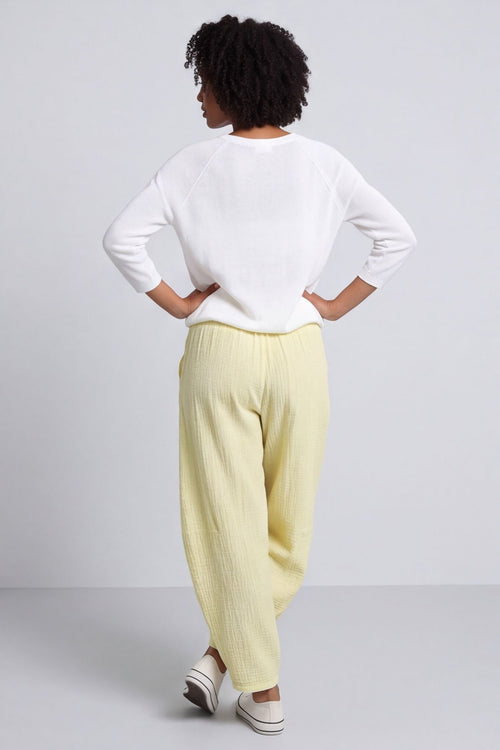 Ratana Cotton Trousers Yellow – image 5 of 5