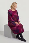 Dreda Print Needlecord Dress Burgundy – image 6 of 6