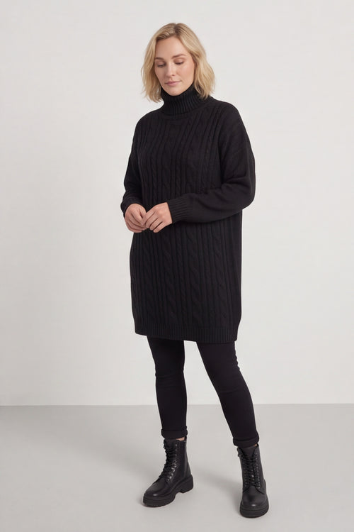 Moira Polo Knitted Jumper Black – image 6 of 6