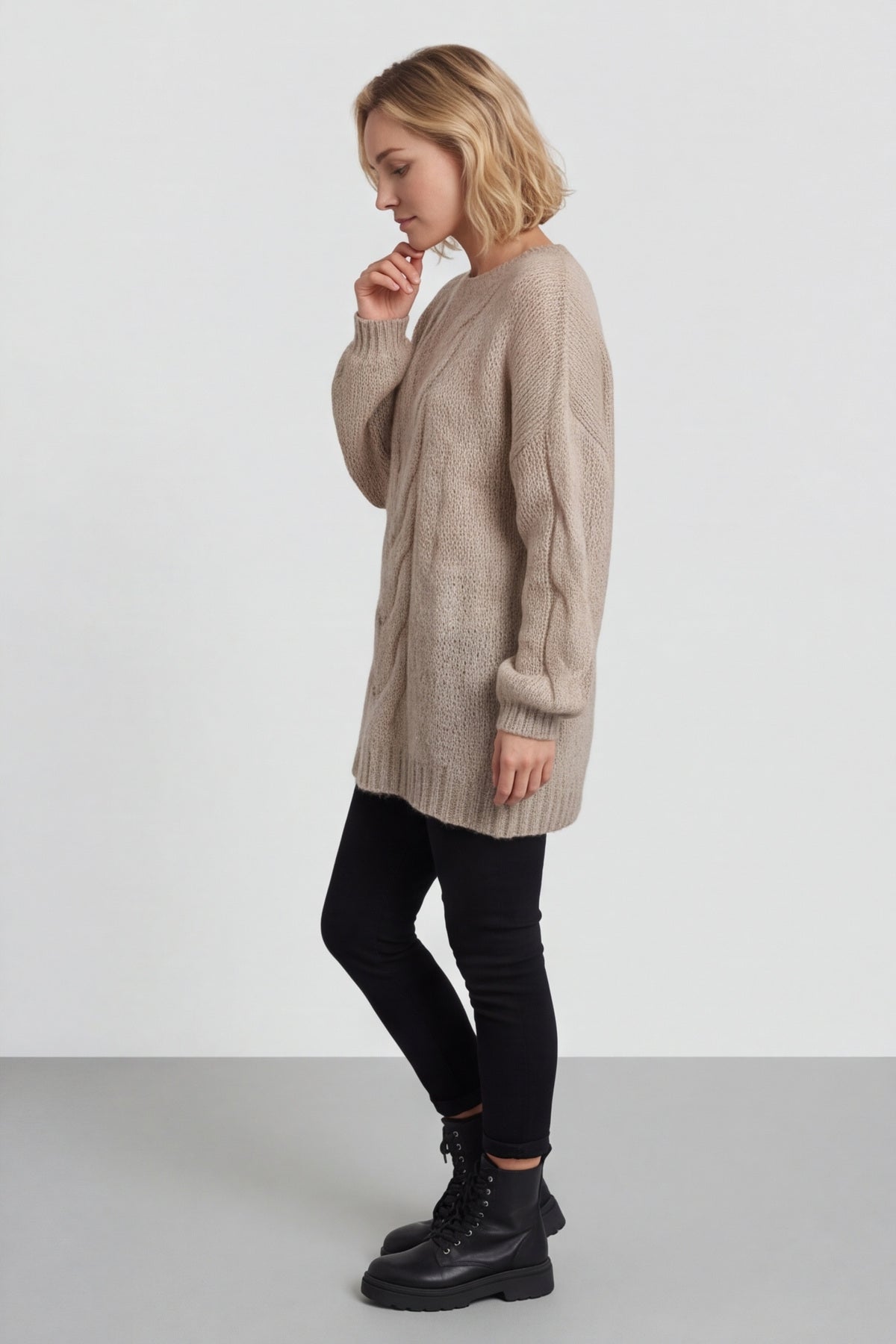 Layne Knitted Jumper Mocha – image 6 of 6