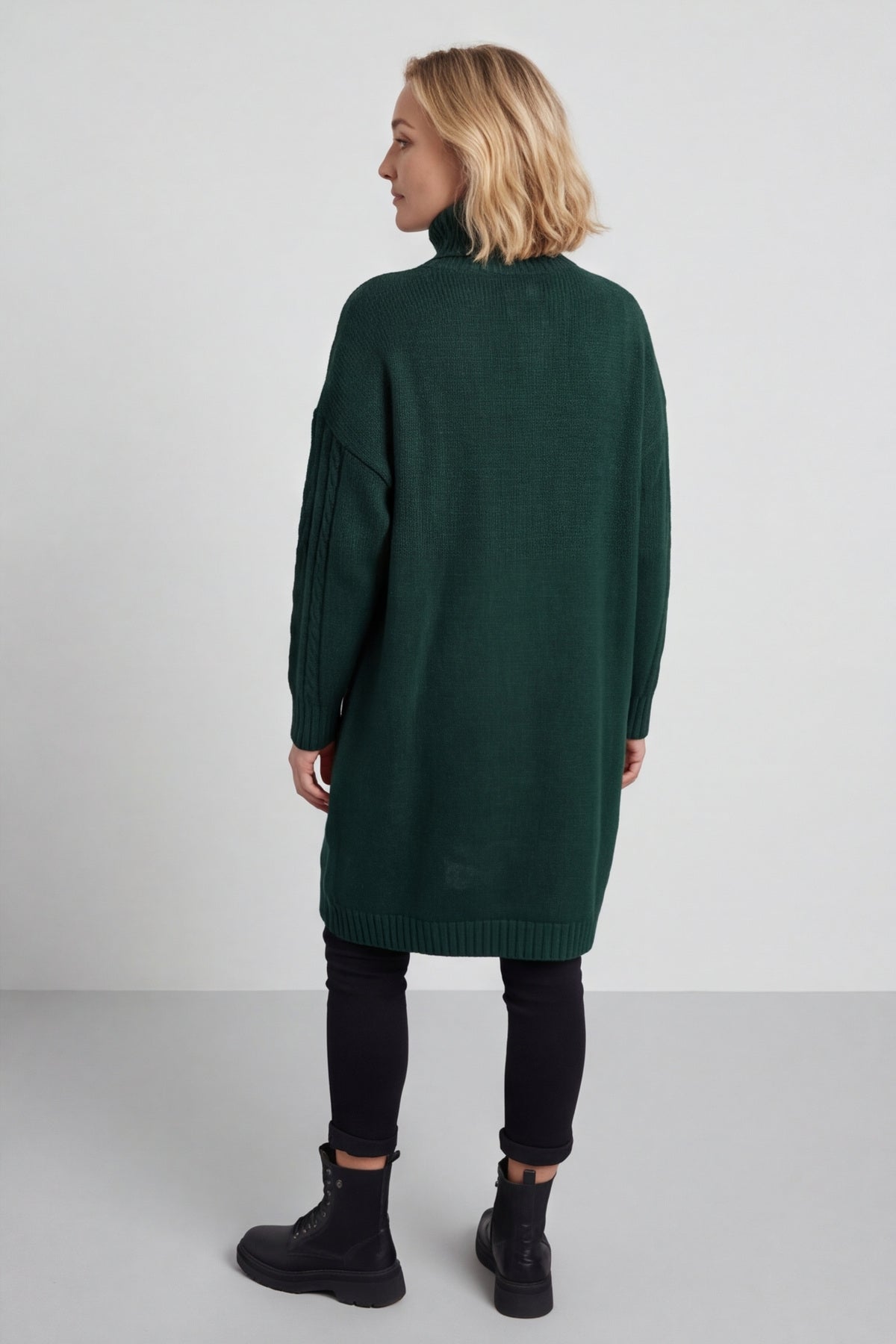 Moira Polo Knitted Jumper Bottle Green – image 6 of 6